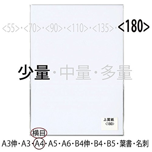 A4用紙 180枚 Amazon | 上質紙(少量)A4横目＜180＞(25枚) | コピー用紙 | 文房具